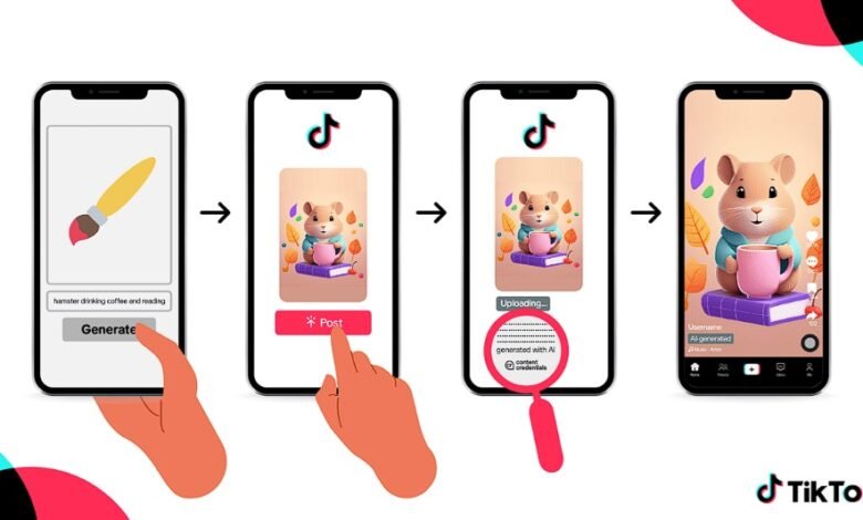 تيك توك ستقوم بتسمية محتوى الذكاء الاصطناعي تلقائيًا على المنصة- OIMEDIA News - بوابة الذكاء الاصطناعي